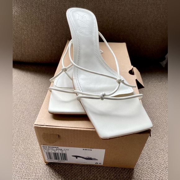 SOLD! MANGO knots heel sandals - Picture 8 of 11